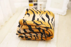 Pet Dog Cat Blankets Mat Towel Rainbow Tiger Soft Warm Wool Coral Fleece Sleeping Mattress Cushion Pad