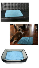 Washable Cooling Mat for Pet Breathable Blanket Ice Pads Bed Mat Car Seat Sofa Cushion Summer Dogs Cat