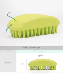 Pet Bath Supplies Silicone Dog Bath Brush Massage Brush Cat Comb