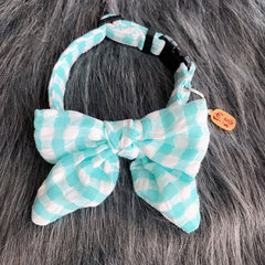 Dot pattern Pet Cat Collar Bowknot Puppy Chihuahua Necklace With Bell Adjustable Safety Buckle Cats Bow Tie Pets Accessories