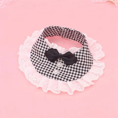 2020 New Fashion Small Dog Scarf Bowknot Adjustable Pet Cat Collars Scarf Neckerchief Necklace trigon Pet accessories