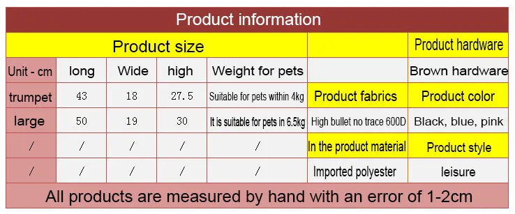 Pet Pop It Dog Cat Bag Go Out To Go Travel Package Portable Breathable Mesh No Deformation Dog Accessories Portable Pet Bag