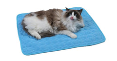 Washable Cooling Mat for Pet Breathable Blanket Ice Pads Bed Mat Car Seat Sofa Cushion Summer Dogs Cat