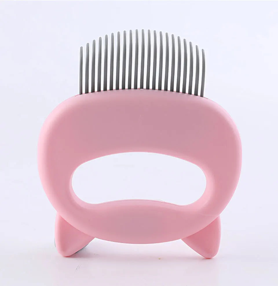 Mini Pets Comb Pets Cat Dog Massage Brush Shell Shaped Handle Pet Grooming Massage Tool To Remove Loose Hairs Only for Cats