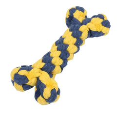 1pc Small Cute Dog Toys Pet Rope Toy Weaving Duck Shape Bite-Resistant Dog Teething Toy Dog Chew Rope Pet Training Supplies