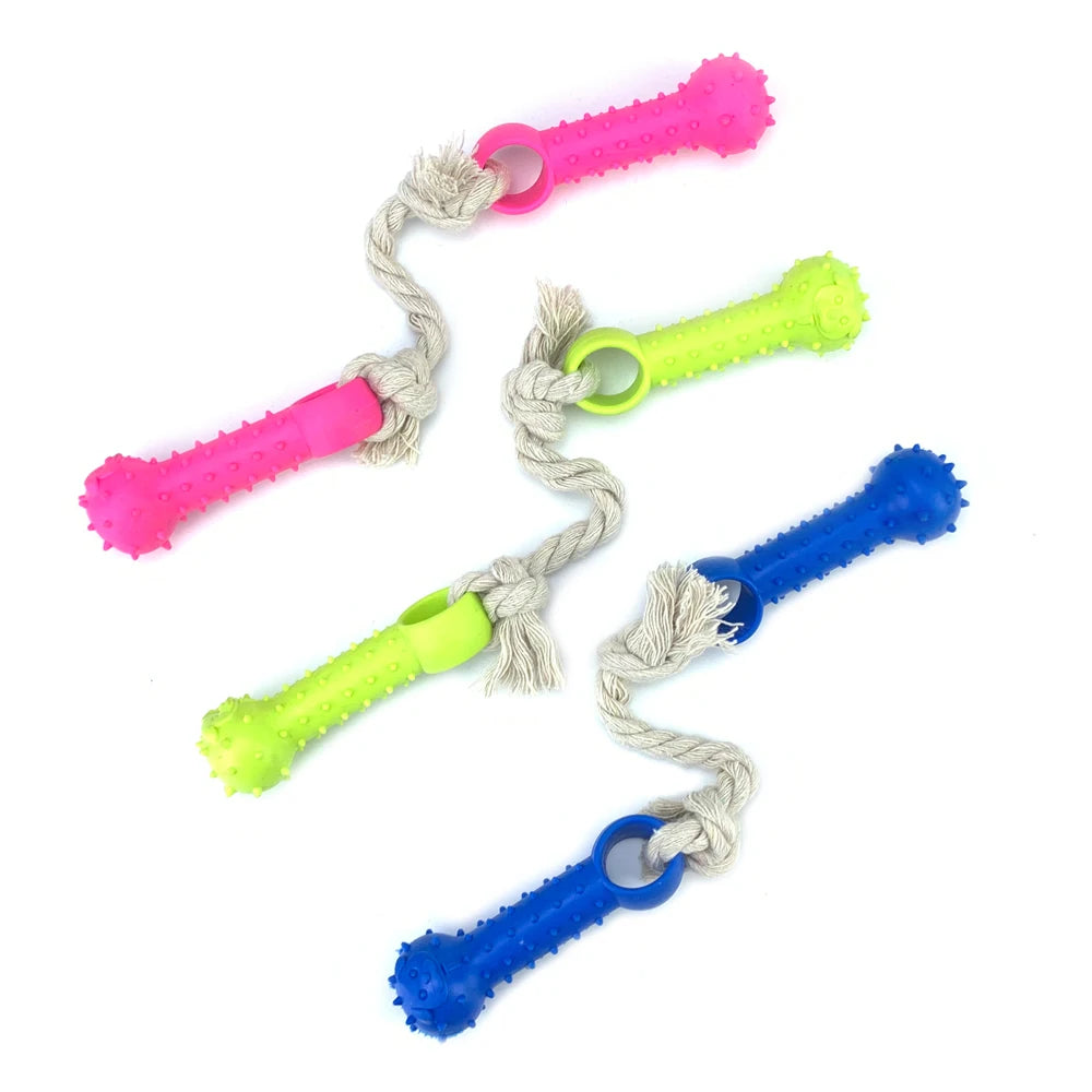 Double Interactive Dog Chew Toys Dogs Rubber Indestructible Dog Games Play Toy For Small Medium TPR Supplies Pets Accessories