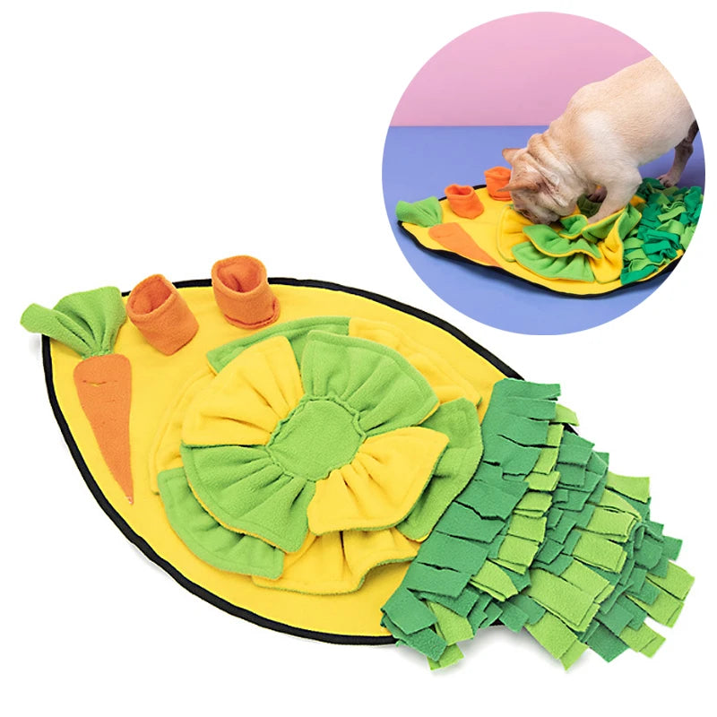 Dogs Snuffle Mat Pet Leak Food Anti Choking Cat Dog Training Blanket Nose Work Toy Pet Slowing Feeding Intelligence Mat