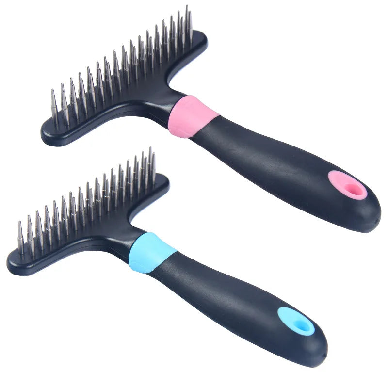 Pet Furmins Hair Removal Comb Dog Short Medium Hair Brush Handle Beauty Brush Accessories Comb for Cats Grooming Tool