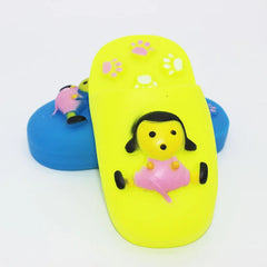 Pet Products Dog Chew Squeak Toys Slipper Shaped Sound Chewing Playing Toy for Pet Cats Puppy Teeth Cleaning Funny Squeaker Toys