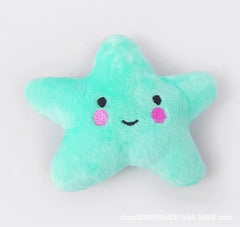 Soft Fleece Chew Pet Dog Toys Cute Squeaky Puppy Toy Small Dogs stars Shape Dog Accessories