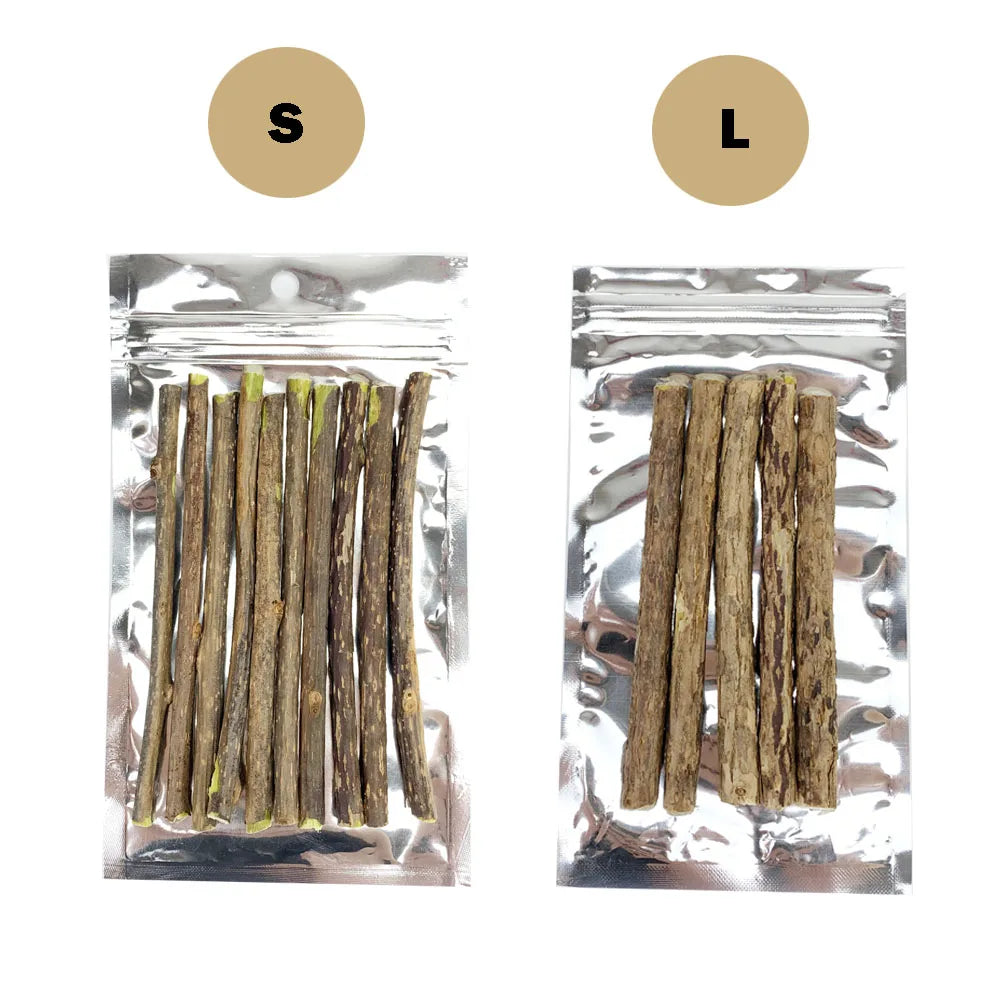 Natural plants Catnip Cat Molar Stick Cleaning Teeth Actinidia Fruit Cat Snacks Sticks Pet Tooth Clean Supplies Cat Products