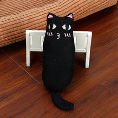 Funny Interactive Plush Toy Cat Grinding Catnip Toys Pet Kitten Chewing Toy Claws Thumb Bite Cat Mint For pet Teeth toys