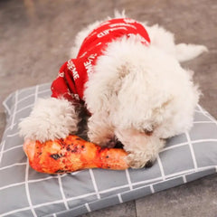 Kapmore 1pc Dog Squeaky Toy Creative Food Shape Pet Chew Toy Bite Resistant Pet Bite Toys Pet Supplies Dog Favors