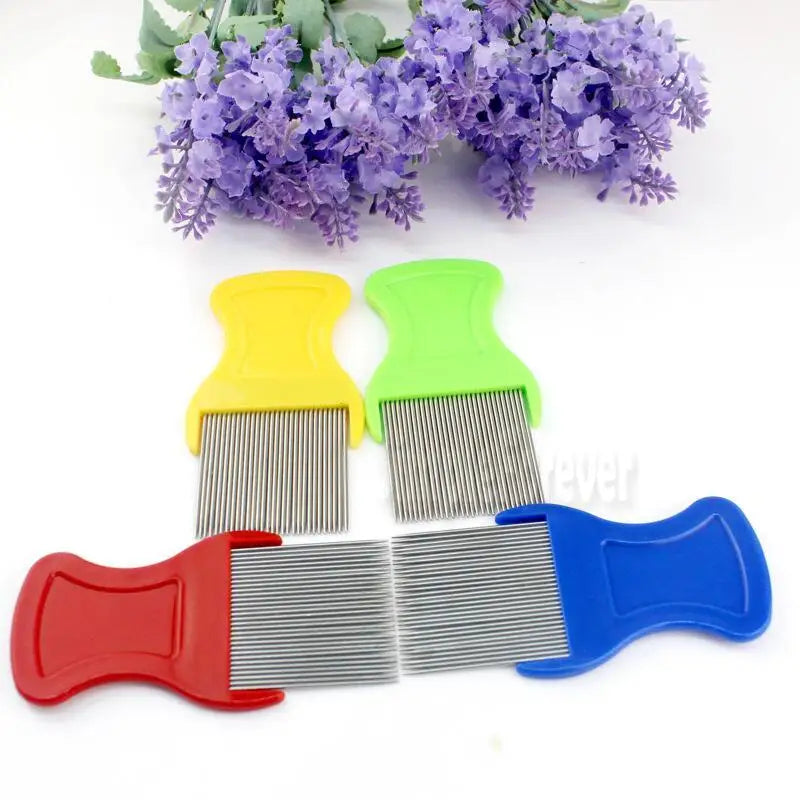 Dog Cat Head Hair Lice Nit Comb Pet Safe Flea Eggs Dirt Dust Remover Stainless Steel Grooming Brushes 300pcs