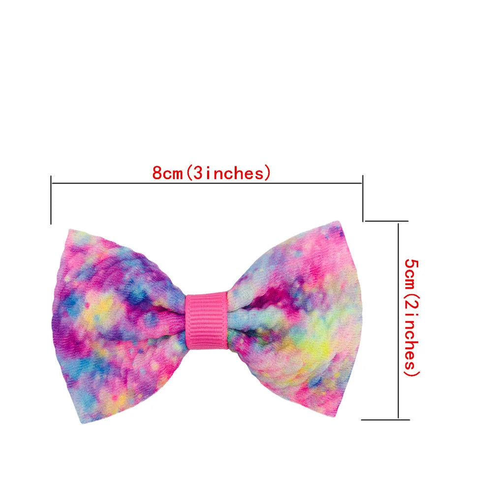 30/50pcs Dog Collars with Slidable Dog Bow Tie Charm Style Bowties Pet Dog Collar Decoration Accessories for Small Middle Dog