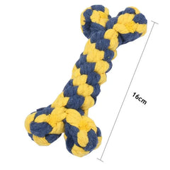 1pc Small Cute Dog Toys Pet Rope Toy Weaving Duck Shape Bite-Resistant Dog Teething Toy Dog Chew Rope Pet Training Supplies