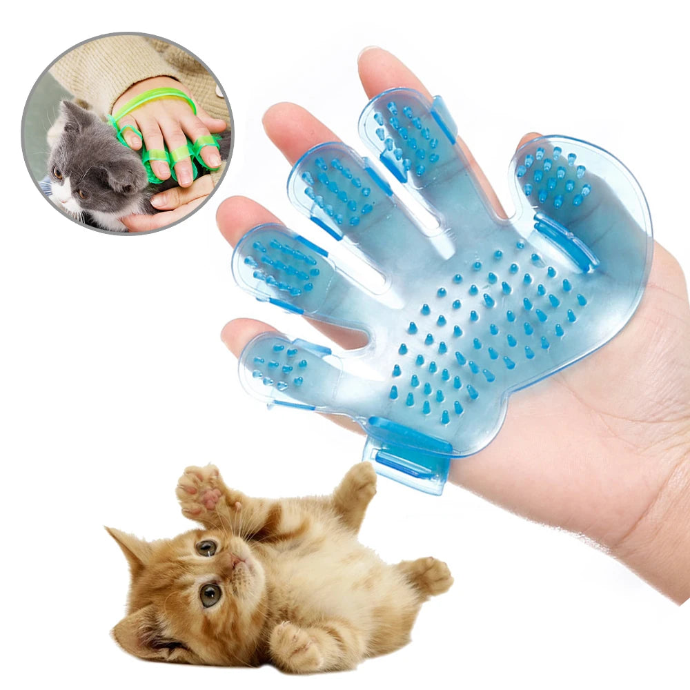 Pet Hair Cat Massage Gloves Remover Dog Comb bath brush Cat Hair Cleaning Brush Comb Dog Grooming Cat Brush Product Accessories