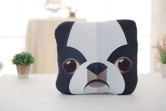 Simulation Pet Dog Print Pillow Cushion Puppy Pattern Sleeping Blanket Cushion Home Decoration Pillow Blanket