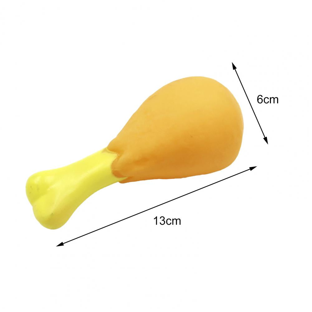 Haustier Hund Spielzeug Gummi Huhn Bein Welpen Sound Squeaker Chew Spielzeug für Welpen Katze Interaktive Pet Supplies