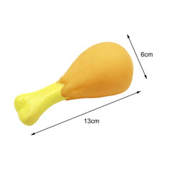 Haustier Hund Spielzeug Gummi Huhn Bein Welpen Sound Squeaker Chew Spielzeug für Welpen Katze Interaktive Pet Supplies