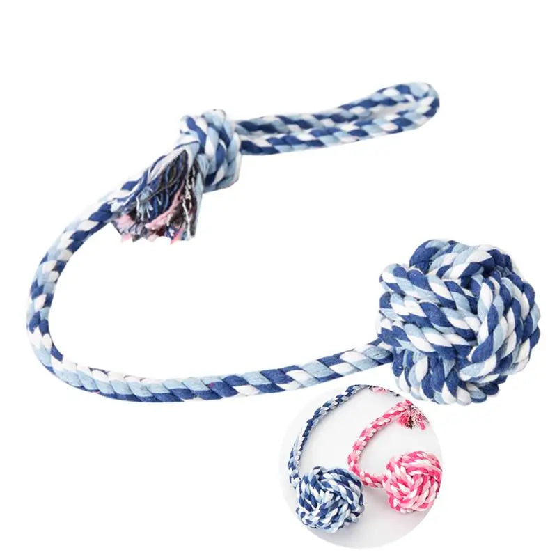 1pc Small Cute Dog Toys Pet Rope Toy Weaving Duck Shape Bite-Resistant Dog Teething Toy Dog Chew Rope Pet Training Supplies