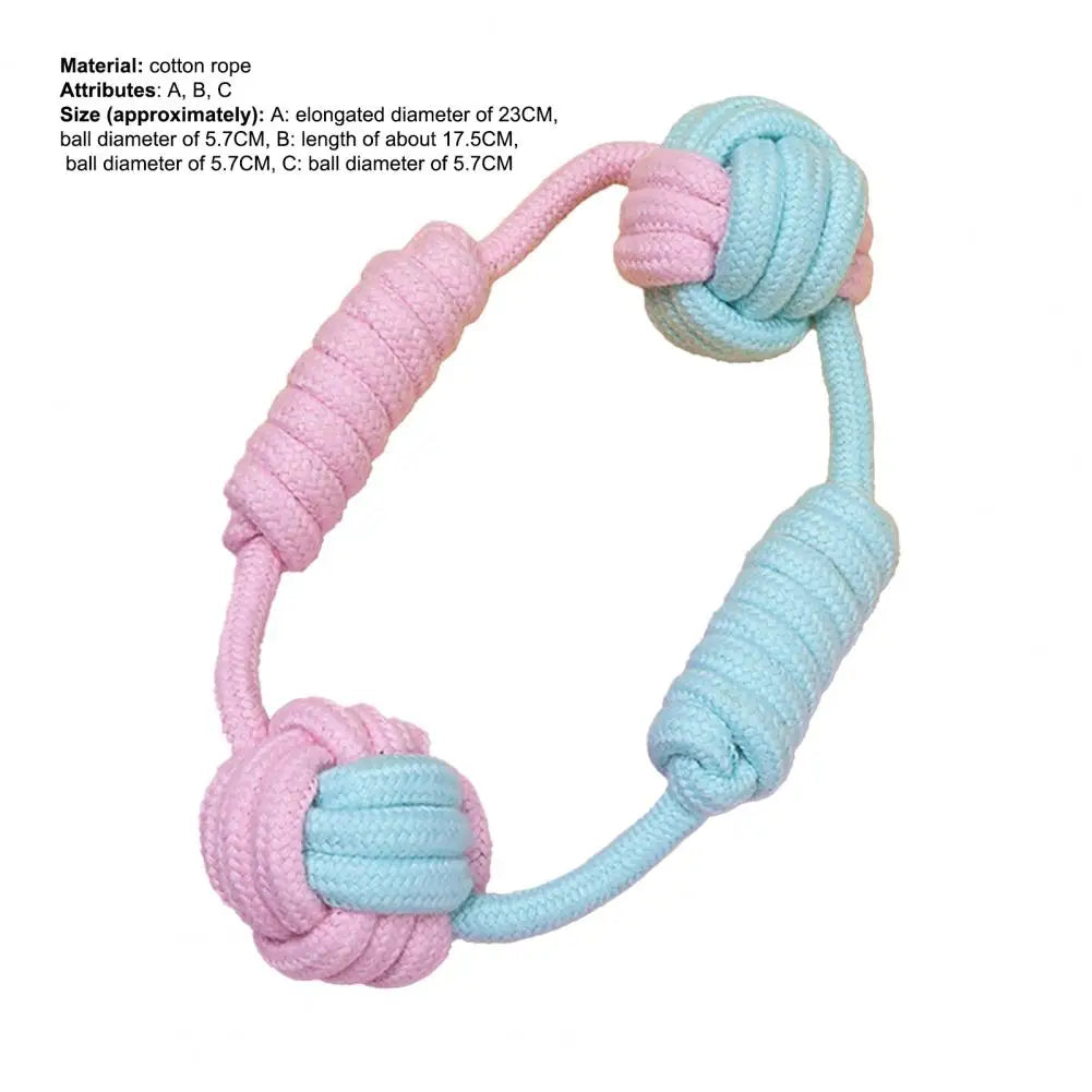 Chew Toys Bite Resistant Eco-friendly Pet Braided Rope Ball Toy Pet Dogs Rope Ball Molar Toy Pet Supplies mascotas