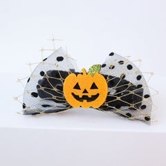 Cat Halloween Collar Adjustable Pet Weird Moon Pumpkin Kitten Lace Bow Style Collar Dog Accessories