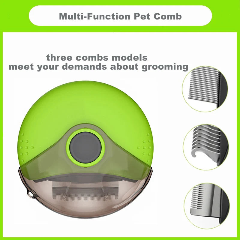 3 in 1 Pet Grooming Comb Brush For Pet Dog Cat Pet Supplies Tool Tangled Knots Matted Fur Fleas Removal