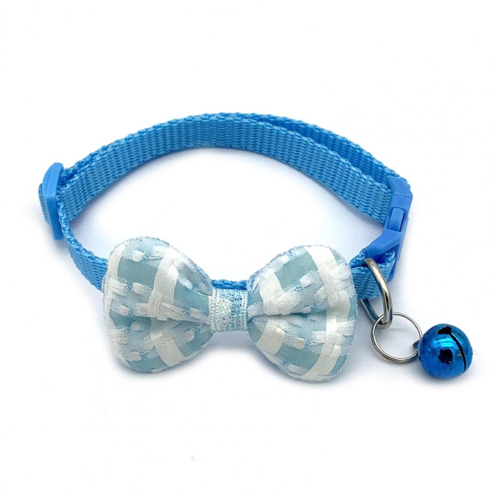 Pet Cat Collar   Pet Dogs Cat Breakaway Bow Collar with Bell  Pet Collar Lovely Dogs Collar