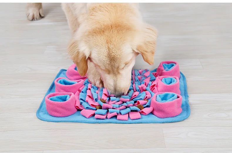 Dogs,cats sniffing mats Pets sniffing mats consume energy Slow food bowl training dogs to practice sniffing blankets