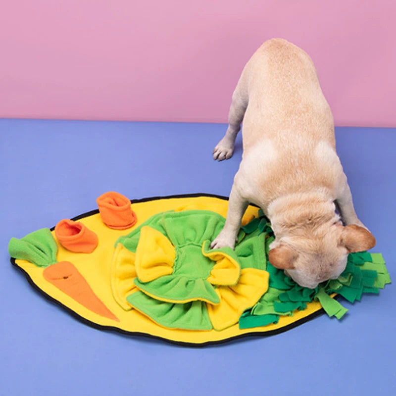 Dogs Snuffle Mat Pet Leak Food Anti Choking Cat Dog Training Blanket Nose Work Toy Pet Slowing Feeding Intelligence Mat