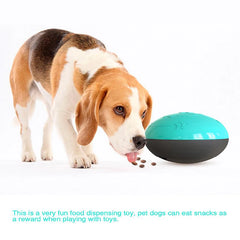 Pet Dog Squeaky Feeding Toy Soft Cute Pet Ball Toy Squeak Interactive Dog Chew Toy Slow Feed Ball for Small Medium Large Dog