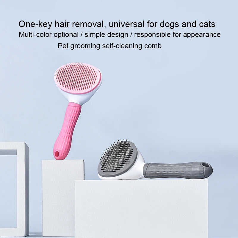 Pet Dog Hair Removal Grooming Comb Cat Puppy Remover Bath Brush Deshedding Tool Dogs Rabbit Combs Cleaning Hair Clipper Supplies