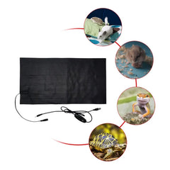 9W Pet Heating Pad USB Three-Speed Thermostat Pet Heating Sheet 5V2A Pet Climbing Pad 22x40cm/30X45cm Small Pet Blanket