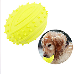 New Rubber Dog Toy with Thorn Bone Rubber Molar Teeth Pet Toy Dog bite Resistant Molar Training Dog Toys for Small Dogs