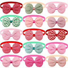 10pcs Bow Tie Dog  Pet Supplies Fashion Dog Collar Bow Small Dog Bowtie Dogs Pets Products Dog Grooming Accessories  For Dogs