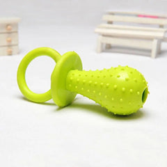 Mini Bite Resistant Bell Shape Rubber Pacifier Pet Dog Puppy Molar Chew Training Toy Dog Supplies Pet Products