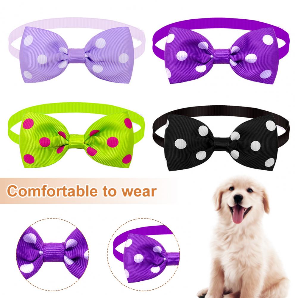 Practical Cats Collar  Fine Craftsmanship Universal Pet Bow Collar  Cute Dog Cats Bow Tie Collar