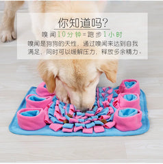 Dogs,cats sniffing mats Pets sniffing mats consume energy Slow food bowl training dogs to practice sniffing blankets