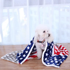 Pet dog kennel blanket mat dog autumn winter warm blankets thickening coral fleece blanket four seasons general