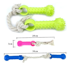 Double Interactive Dog Chew Toys Dogs Rubber Indestructible Dog Games Play Toy For Small Medium TPR Supplies Pets Accessories