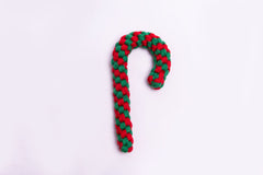 Pet Cotton Rope Toy Dog Gnaw Molar Teeth Cleaning Toy Christmas Gift Cotton Rope Walking Stick Dog Chew Toy Jaw Exerciser Chew