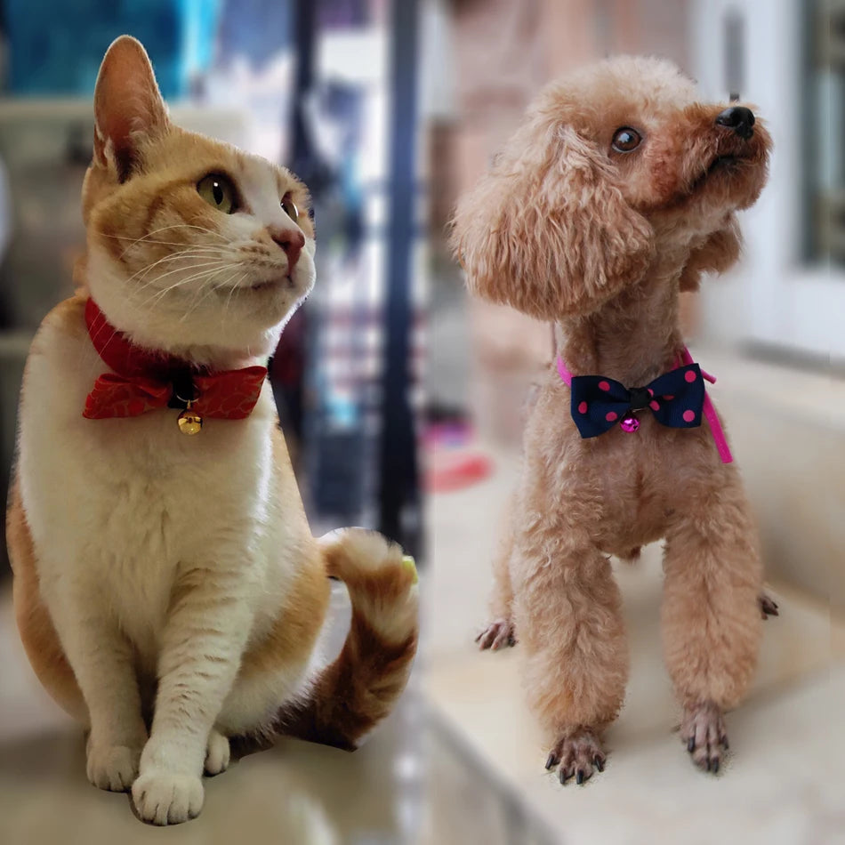 Pet Products Dog Necklace Strap for Cat Collar with Dogs Accessories Dog Bow Tie Puppy Bow Ties Dog Pet Supplies