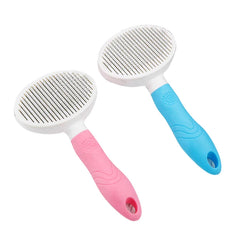 Pet Combing Cleaning Bathe Brush Automatic Hair Removal Comb Artifact Dog And Cat Massage Self-Cleaning Needle Comb Supplies