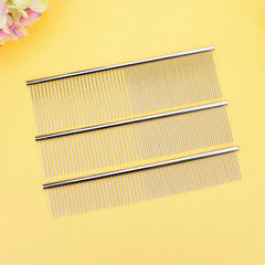 Durable Stainless Steel Dog Grooming Comb Tools for Dogs Cats Pet Hair Brushes Antirust Dog Comb Brush High Quality Pet Products