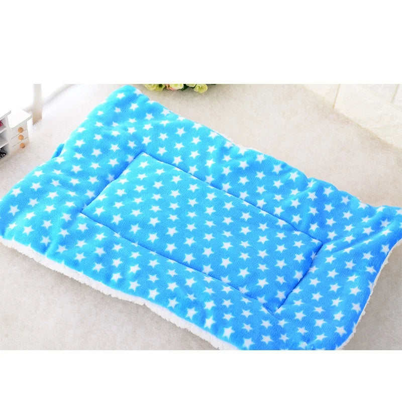 Dog mat Blanket Fleece Pet Blanket For Dogs And Cats Bed For Big Dogs Leopard Print Cat Mat Soft Cushion Warm Quilt Cotton Terry