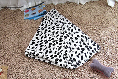 1PC Warm Pet Bed Mat Cover Small Medium Large Towls Paw Handcrafted Print Cat Dog Fleece Soft Blanket Puppy Winter Pet  OZ 005