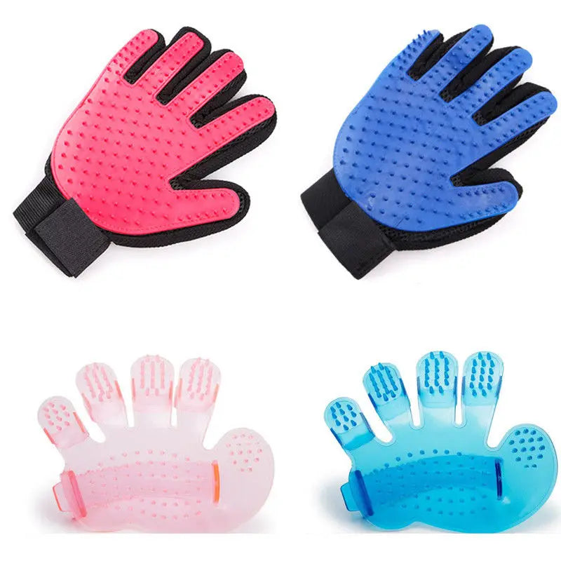 Pet cleaning gloves falling combing hair removal brush cat gloves comb hair removal remover hair gloves dog protective gloves