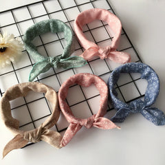 Fashion Plaid Dots Style Winter Pet Bandanas Cotton Washable Dog Bandanas Scarf Bowties Collar Pet Square Bib For Puppies Kitten