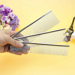 Durable Stainless Steel Dog Grooming Comb Tools for Dogs Cats Pet Hair Brushes Antirust Dog Comb Brush High Quality Pet Products